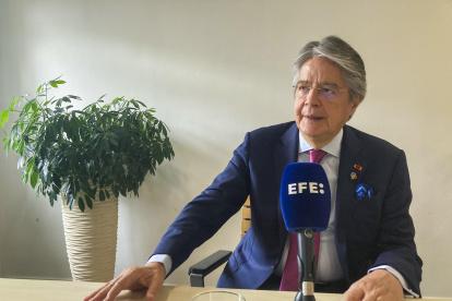 El presidente de Ecuador, Guillermo Lasso.