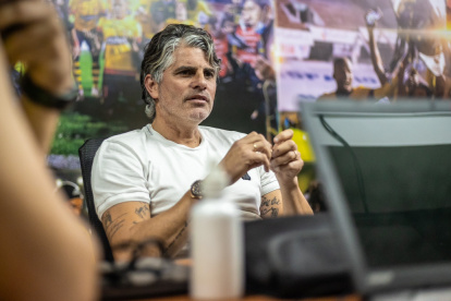 Diego López llegó a Barcelona en julio de 2023, en reemplazo del ecuatoriano Segundo Castillo.