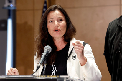 Fran Drescher, la inolvidable "Nanny" es la presidenta del sindicato.