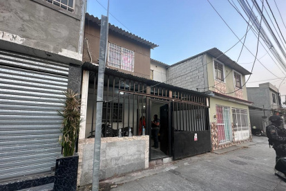 En este inmueble fueron llevadas las víctimas.