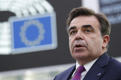 Imágen de archivo de Margaritis Schinas, vicepresidente de la Comisión Europea.