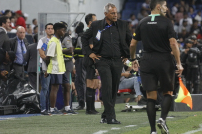 Hernán Torres apenas suma una victoria en la LigaPro, desde que asumió el banquillo de Emelec.