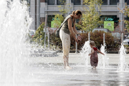 Foto referencial de calor en Bélgica