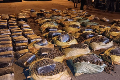 Caso. La droga escondida en papa se ha dado en varias ocasiones.