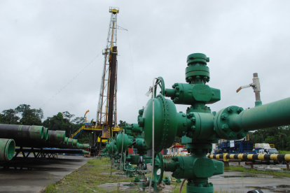 Oriente. Instalaciones del Bloque 61, uno de los más productivos.