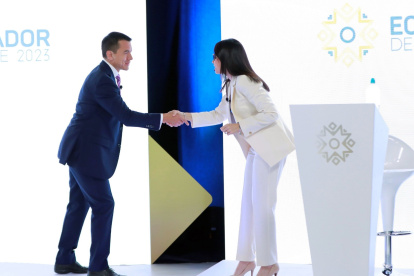 Debate. El domingo pasado los candidatos Luisa González y Daniel Noboa abordaron respondieron varias interrogantes.