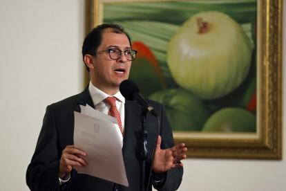 Bogotá. El señalado fiscal general de Colombia, Francisco Barbosa.