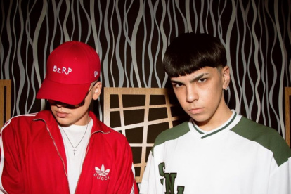 Bizarrap junto al rapero Milo J. El estreno del tema está programado para este miércoles 4 de octubre.