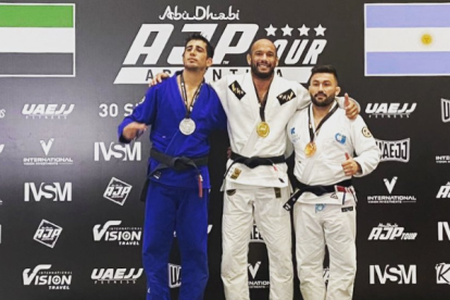 Leo Iturralde fue campeón absoluto del cinturón negro master 1.