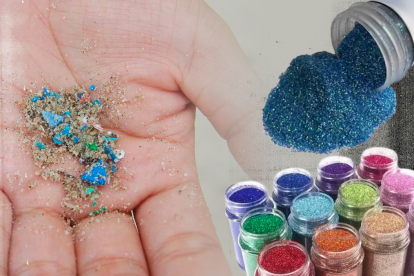 Escarcha y microplásticos