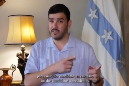 Funcionario. Álvarez invitó a los candidatos a través de un video.