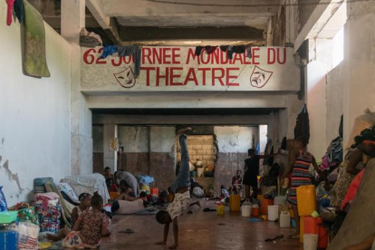 Haití. Personas permanecen en albergues víctima de la inseguridad