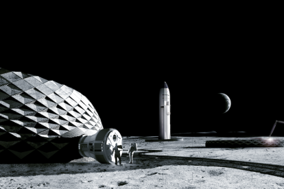 Visión para proyecto Olympus, el sistema de construcción lunar para usos diversos basado en utilización de recursos in situ