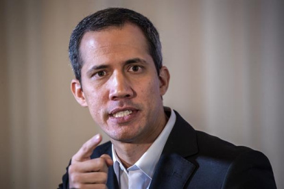 Autoridad. El opositor venezolano Juan Guaidó está exiliado en EE.UU.