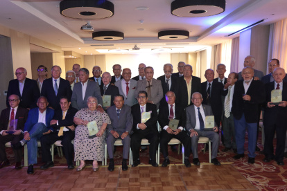 Hernán Ortiz fue el encargado del brindis y, copa en mano, agradeció a todos, esperando tener otra oportunidad para reunirse.