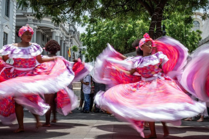 En la Plaza de la Integración se desarrolló la Feria gastronómica afro ‘Son, Sazón y Arrullo’.
