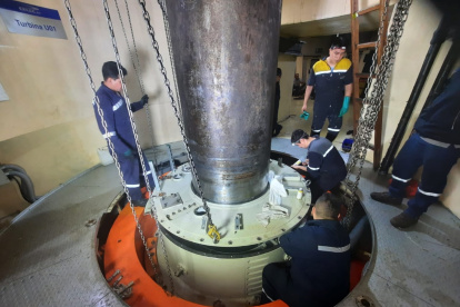 Energía. El pasado jueves entró en operación la Unidad 1 de la Central Sopladora, en el complejo de Río Paute.