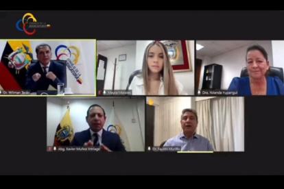 Una nueva discusión en una sesión del Pleno de la Judicatura el jueves 5 de octubre entre Wilman Terán y el vocal Fausto Murillo