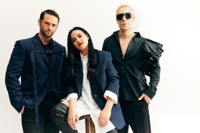 Christopher, Maite y Christian, integrantes de RBD.