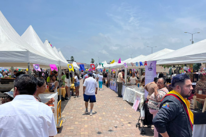 Entretenimiento. El festival gastronómico en Machala fue una opción para el turismo interno.