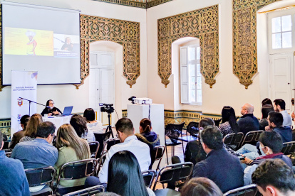 Capacitación. El taller fue dirigido por una experta colombiana.