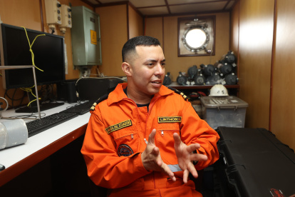 Director de Oceanografía y Meteorología Marina del Instituto Oceanográfico de la Armada del Ecuador (Inocar). Jefe de expedición del XXVI Crucero Regional a bordo del buque Orión