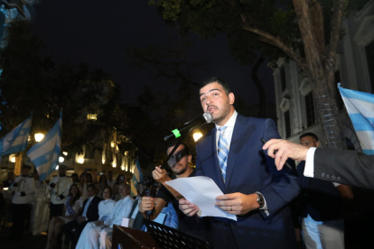 El alcalde de Guayaquil, Aquiles Álvarez, estuvo presente en el evento.