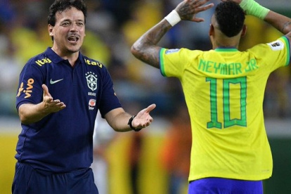 Neymar y Diniz tienen una buena relación.