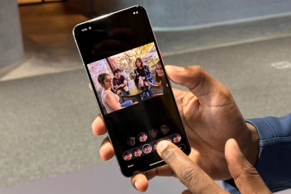 La inteligencia artificial de Best Take logra analizar y comparar múltiples fotos similares para que puedas seleccionar el mejor rostro