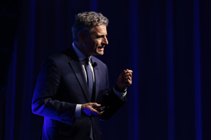 Andrés Velasco, exministro de Hacienda de Chile, en su ponencia en el evento de aniversario de la Cámara de Industrias y Producción (CIP)