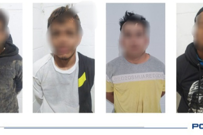 Los sospechosos son ecuatorianos y venezolanos.