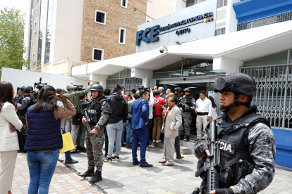 Caso. En la Fiscalía Provincial de Pichincha se recibieron las versiones en la instrucción fiscal del caso.