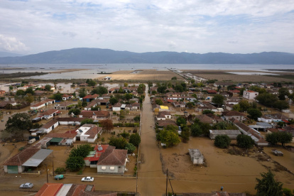Imagen de archivo de inundaciones en Grecia.