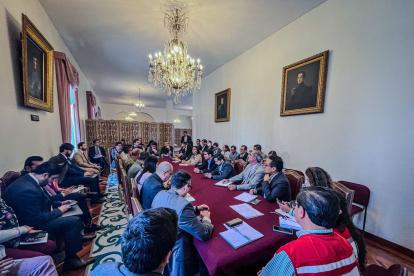 La reunión interinstitucional para coordinar el regreso de los ecuatorianos se realizó el 13 de octubre.