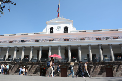 Imagen referencial del Palacio de Carondelet para graficar este artículo referencial sobre el Gobierno de Lasso.