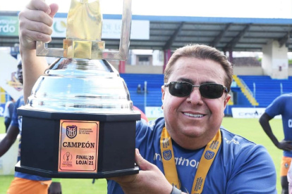 Marlon Granda, presidente de Libertad, espera permanecer en la primera categoría de la LigaPro.