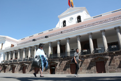 Imagen referencial del Palacio de Carondelet para graficar este artículo relacionado con varios líderes nacionales.