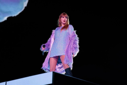 La cantante Taylor Swift durante uno de sus conciertos en "The eras tour".