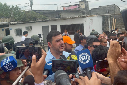 Aquiles durante su votación este 15 de octubre.