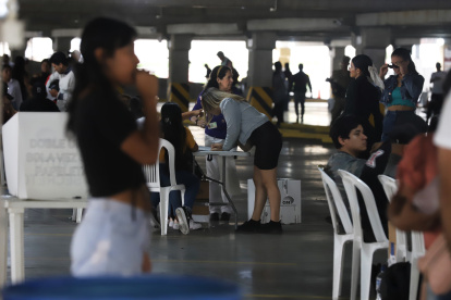 La votación avanzó de forma rápida.