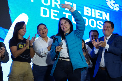 Tras conocer los resultados, Luisa González aceptó la derrota y se mostró conciliadora.