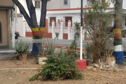 Este es el estado del parque de la primera etapa de la Alborada.