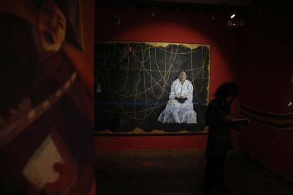 Obra. Pintura social de mujeres a través del arte y homenaje a tres grandes gestoras de la cultura de Bolivia.