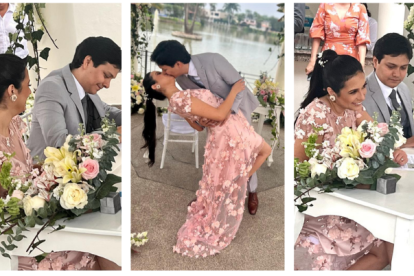 Gustavo y María Paulina demostraron su felicidad en todo momento.