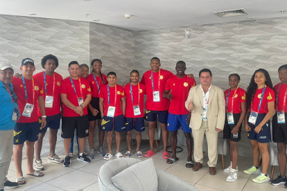 La delegación ecuatoriana de boxeo para estos Juegos Panamericanos 2023 está integrada por 5 hombres y 5 mujeres. Ya están todos en la Villa de Santiago.