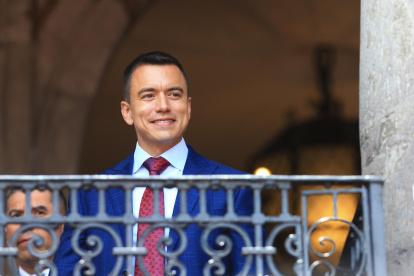 El presidente electo de Ecuador, Daniel Noboa.