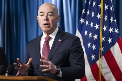 Fotografía de archivo del secretario de Seguridad Nacional, Alejandro Mayorkas.