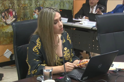 La consejera Calvache denunció que la comisión del CNE no le ha remitido información.