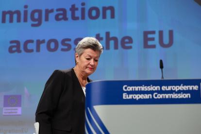 La comisaria europea de Interior, Ylva Johansson.