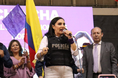 Antes de las presidenciales, Verónica Abad fue candidata a la Alcaldía de Cuenca, en las seccionales de 2023.